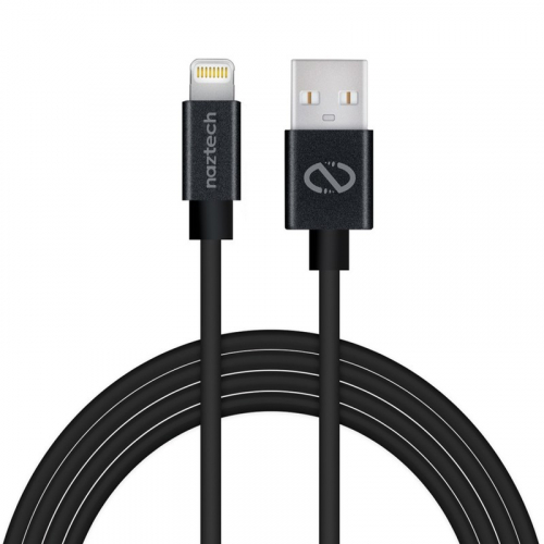 Naztech - Câble MFI lightning 10 pieds Noir