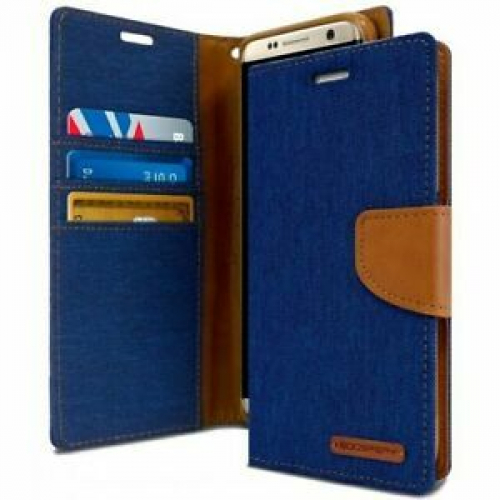 Canvas Diary Galaxy Note 9 Bleu