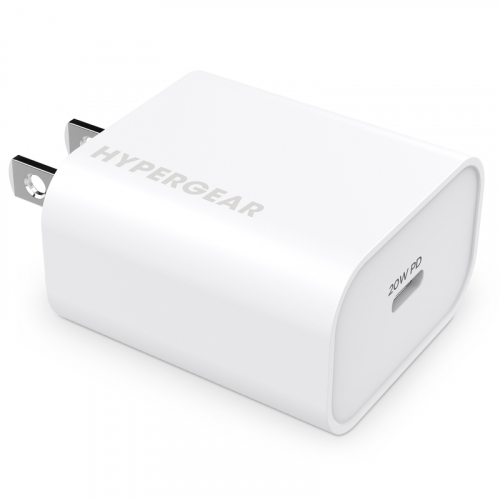 HyperGear - Bloc USB-C 20W Vrac - Blanc