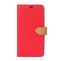 B.E. Folio Case iPhone 12 / 12 Pro Rouge/Beige