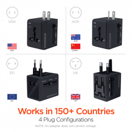 HyperGear - Bloc Adaptateur de voyage All-in-one World