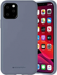 iPhone 12 / 12 Pro - Etui Silicone - Gris Lavande