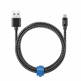 B.E. - Cable USB-A vers USB-C 4 pieds - Zebra