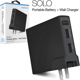 Naztech - Bloc / Batterie Portable 2 en 1 5200 mAh Solo